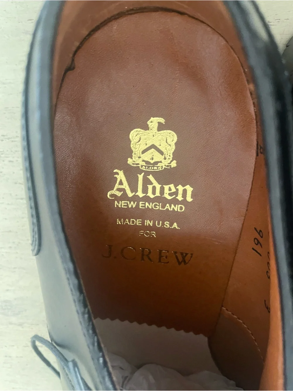 Alden® for J.Crew Norwegian-front bluchers in Black Size 9 NWOB $795 CN699
